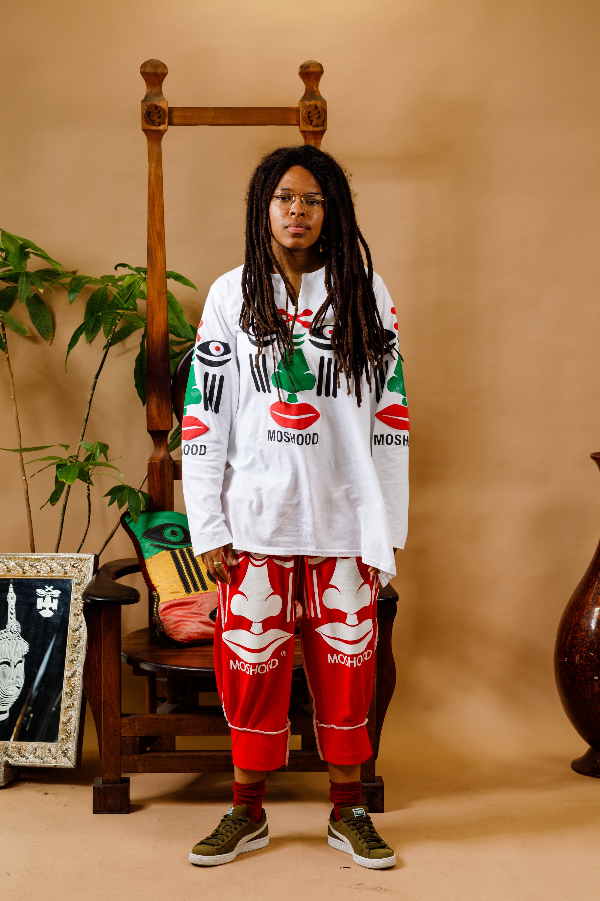 Liberation Orí-Akoni-Nlá Dip Collar Top – Moshood Creations LLC