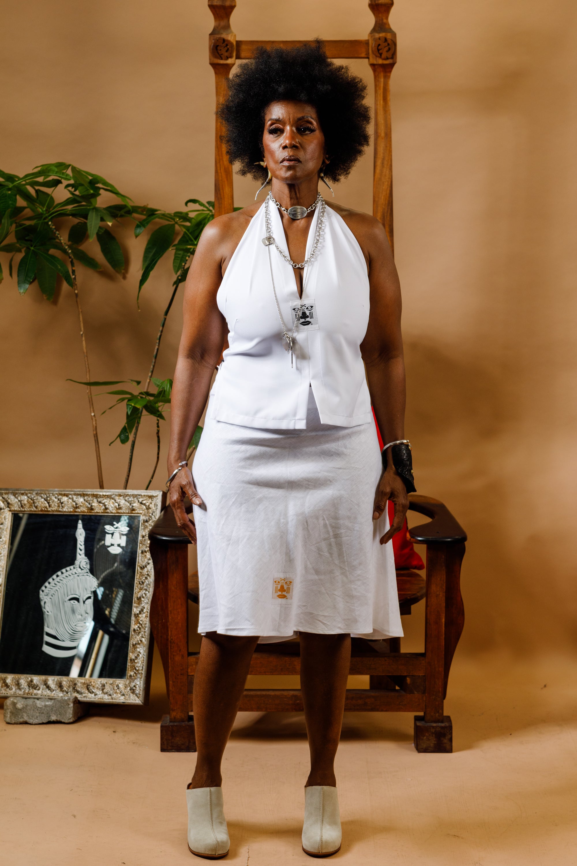 Split Front Halter Top – Moshood Creations LLC