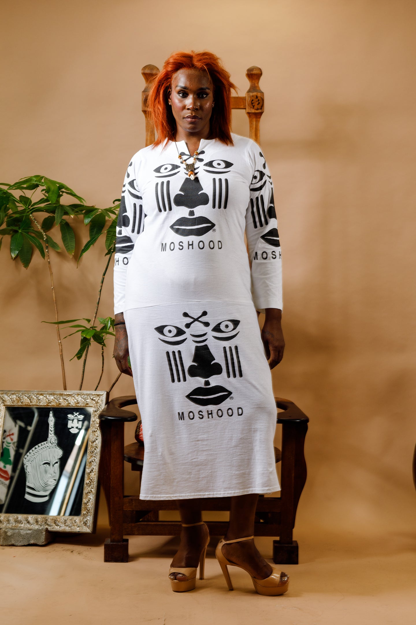 Orí-Akoni-Nlá T-Shirt Dress
