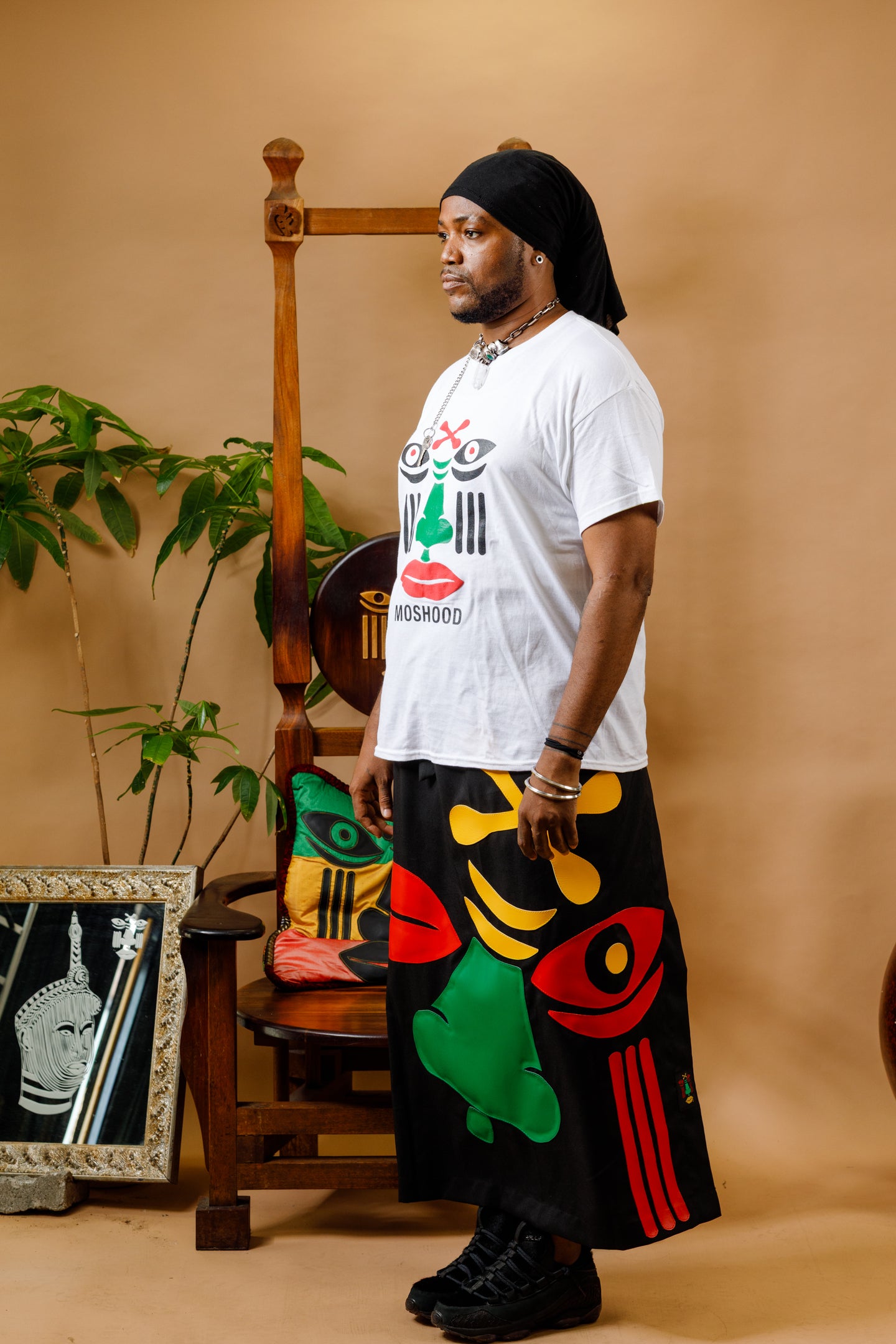Liberation Orí-Akoni-Nlá Long Wrap Skirt