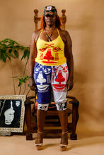 Load image into Gallery viewer, Orí-Akoni-Nlá Afrikan Village Shorts
