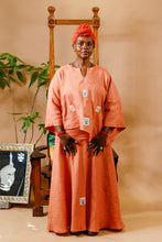 Load image into Gallery viewer, Moshood Asymmetrical Patch Buba Top
