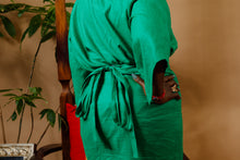 Load image into Gallery viewer, MOSHOOD Long Linen Wrap Skirt
