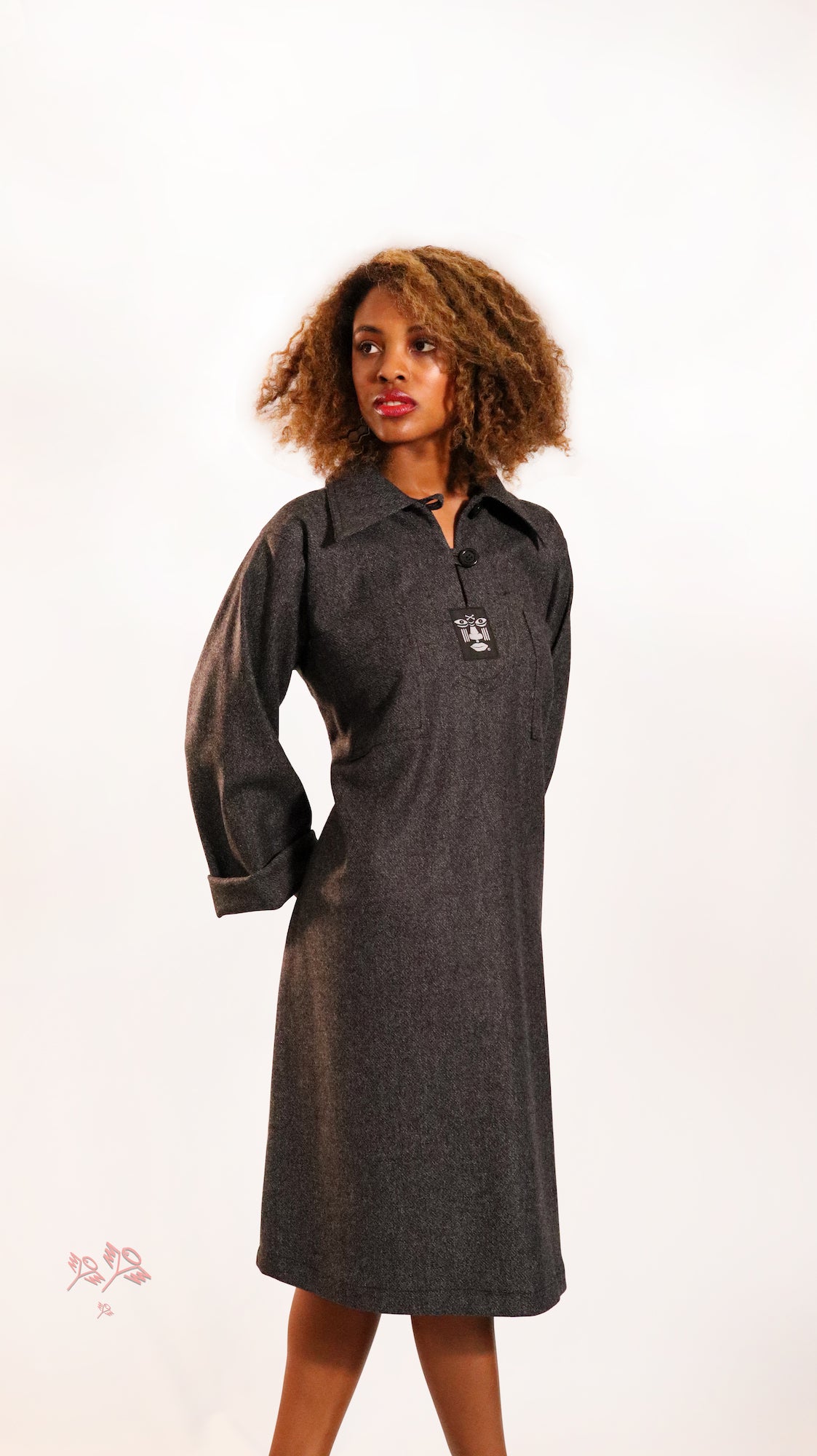 Moshood Collared Dress